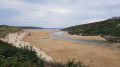 Crantock Beach, River Gannel and Pentire Points far away