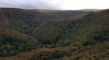 East Lyn Valley and the Lodge at Myrtleberry down below