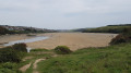 River Gannel and the estuary at low tide