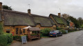 Thatched houses and Falkland Arms