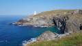 Trevose Head Lighthouse from Dinas Head